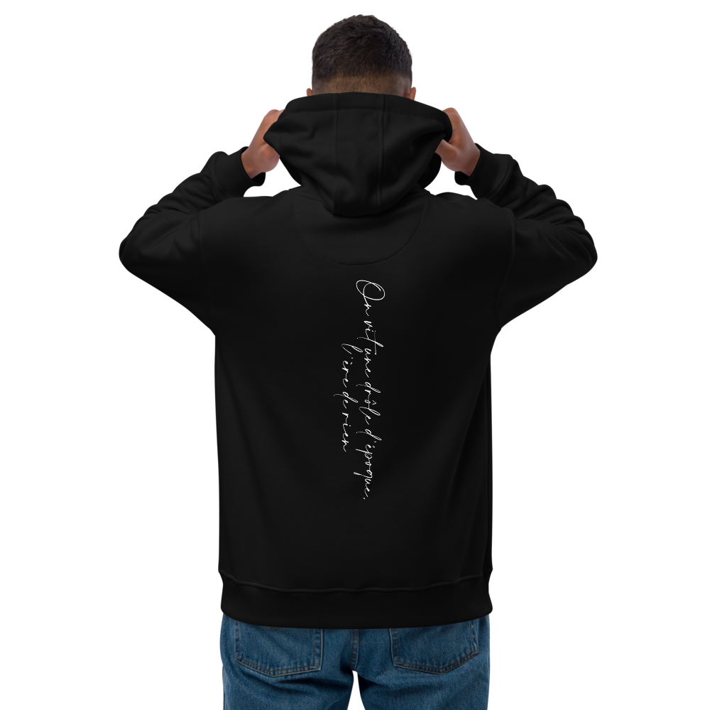 Sweat à capuche "Drôle d'époque"